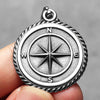 Compass Anchor Stainless Steel Jewelry Simple Men Necklaces With Pendant For Male Women Punk Hip Hop Accessories Gifts - Image 4