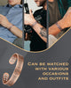Aradoo Tree of Life Copper Bracelet for Men Women Magnetic Cuff Bangle Jewelry Gift - Image 6