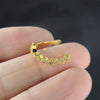 1PC Fake Piercing Earrings Women Dainty Cartilage Ear Clip Korean Style Micro-set Zircon Silver Color Jewelry - Image 8