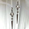 Goth Jewelry Stainless Steel Rivet Piercing Pearl Earrings Women Grunge E Girl Punk Cool Accessories Y2K Charm Drop Earrings - Image 7