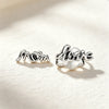 Silver and Compact Star Moon Heart-Shaped Snowflake Zircon Earrings for Women Minimalist Engagement Party Jewelry - Image 19