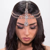 Stonefans Water Droplet Pendant Headdress Jewelry Handmade Club Wedding Bling Rhinestone Hat Festival Women Headbands