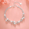 Silver Lucky Bead Bracelets Woman Elegant Multi-layer Adjustable Ball Bracelet Party Jewelry Gifts - Image 3