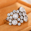 Women Rings Full with Round Cubic Zirconia Silver Color High-quality Wedding Bands Accessories Modern Jewelry - Image 4