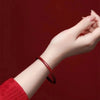 1/2pcs Flower Charm Vermilion Red Bangles Women Bangles Jade Bracelet National Style Chinese Style Jewelry - Image 7