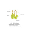 Summer Stainless Steel Colorful Resin Drop Charm Hoop Earrings Candy Color Pvd Plated Stylish Handmade Jewelry - Image 6