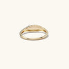 Stainless Steel Tail Ring Simple Style Croissant Grainring Classic Couple for Women Jewelry US5/6/7/8 - Image 5