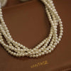 Vintage Multilayer Pearl Choker Necklaces for Women Elegant Imitation Pearl Twisted Neck Chain Necklace Wedding Bride Jewelry - Image 6