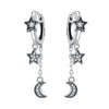 Silver Colorful Love Satellite Drop Earrings Women Earrings Charm Versatile Party Jewelry Gifts - Image 8