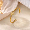 Stainless Steel Shell and Starfish Cuff Bangle in Multiple Styles - Image 24