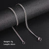 60cm Long Box Chain Necklace Men Stainless Steel Black Gold Color Link Chains Basic Punk Jewelry - Image 12