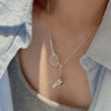 Heart Pendant Choker Necklace with Adjustable Chain - Image 8