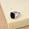 Men's/Women 316LStainless steel Onyx Wedding Rings Classic Jewelry Product - Image 2