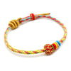 Hand-knitted Multicolor Bracelets Cotton Thread Simple Romantic Dragon-Tie Bracelet Rope Accessories Gift - Image 6