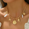 Bohemian Multilayer Beaded Necklace with Heart Charm - Image 6