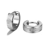 1 Pair Unisex Classic Punk Simple Circle Stainless Steel Earrings For Women Men Cool Round Huggie Hoop Earrings Female Jewelry - Image 4