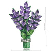 Purple Lavender Brooch Women's Brooches Crystal Rhinestone Bouquet Pins Clothing Coat Jewelry Girl Gift - Image 6