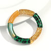 Chunky Acrylic Bead Stretch Bracelet in Multicolor Designs - Image 29