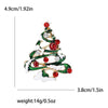 Christmas Rhinestone Christmas Tree Brooches for Women Unisex Enamel Botanical Pin Office Party Friend Gifts Jewelry Accessories - Image 29