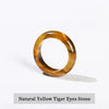1 Pc Stone Jade Rings Crystal Agate Obsidian Fengshui Lucky Promise Wedding Band Thumb Ring Party Accessory Gifts - Image 18