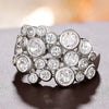 Women Rings Full with Round Cubic Zirconia Silver Color High-quality Wedding Bands Accessories Modern Jewelry - Image 5
