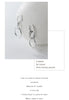 Modian Trendy Abstract Line Design Stud Earrings 925 Sterling Silver Swing Elegant Jewelry For Women Earring Gifts Accessories