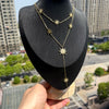 Sexy Women Long Chain Micro Pave Cz Star Northstar Charm Link Chain Y Lariat Necklace Choker Jewelry - Image 5