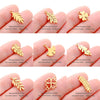 5Pcs/Lot Arrive Leaf Pendant Hollow Leaves Stainless Steel Charms for Earrings Bracelet Necklace Jewellery Making - Image 5