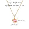 Pink Zircon Heart Necklace For Women Gothic Sword Go Through Love Choker Elegant Crystal Flower Necklaces Y2k Jewelry - Image 7