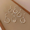 Silver Color Flower Ball Long Tassel Chain Adjustable Pull Ring for Women Index Finger Ring Jewelry - Image 1