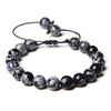 8MM Stone Bead Braid Bracelets Minimalist Carnelian Agates Jades Gem Woven Bangle Jewelry Gift For Women Men - Image 15