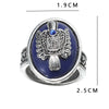 Vintage Charm Bule Punk Damon Vampire Diaries Ring women jewelry, factory supply - Image 3