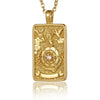 22 Style Classic Tarot Card Pendant Necklace Double Sided Zircon Tarot Necklace Major Arcana Empress Sun Star Sign Women Jewelry - Image 16