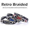 Retro Faux Leather Guitar Bracelet, Punk Rock Music Guitar Leather Bracelet, Handmade Braided Multi-Layer Wrap Bracelet - Image 2