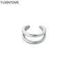 1PC Plated Gold Ear Cuff CZ Zircon For Women C Shape Men's Clip Earring Jewelry Clip On Ear - Image 7