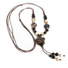Handwoven Ceramic Star Pendant Necklace with Adjustable Cord - Image 14