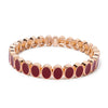6x8mm Enamel Crystal Bracelets For Women Gold Color Zirconia Rhombus Bead Elastic Bangle - Image 9