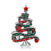 Christmas Sparkling Crystal Botanical Brooch Rhinestone Pearl Christmas Tree Pin Men and Women Accessories Holiday Gift - Image 21