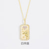 Stainless Steel Star Zodiac Sign 12 Constellation Choker Necklaces Crystal Enamel Pendant Aries Libra Leo Birthday Gift - Image 19