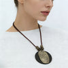 Long Chain Geometric Pendant Wooden Necklaces Pendants Sweater Necklaces Handmade Jewelry Gifts For Women - Image 17
