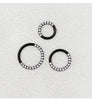 Hinged Stainless Steel Segment Piercing Ring with Stone Detail in 6 mm to 14 mm Sizes - Image 25