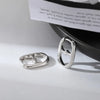 Stainless Steel Love Heart Hoop Earrings Women Metal Geometric Heart Hollow Ear Buckle Earrings Pig Nose Punk Jewlery Gift - Image 5