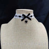 Elegant Pink Black Lace Bowknot Zircon Heart Choker Necklace for Women Gothic Short Collar Necklace Y2K Jewelry Gifts - Image 6