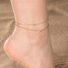 Stainless Steel Anklets for Women Sun Flower Leaves Moon Star Foot Bracelet Jewelry Summer Beach Accessories - Image 39