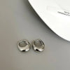 Stainless Steel Smooth Metal Chunky Hoop Earrings for Women Girls Round Circle Hoops Statement Earrings Punk Jewelry - Image 5