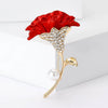 Mother's Day Enamel Carnation Brooches for Women Plant Flower Pins Gift for Mother Office Party Friend Gifts Jewelry Accessories - Image 15