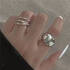 3Pcs/Set Gold Color Smooth Geometric Open Rings Set For Women Exaggerated Metal Irregular Thick Chunky Ring Jewelry Gift - Image 17