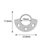 Titanium Ear Nose Rings Pierc Pear and Heart Shaped CZ Ring Hoop Hinged Clicker Labret Tragus Earring Body Piercing - Image 6