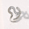 Stainless Steel Irregular Wave Rings for Women Men Creative Gold Color Adjustable Opening Ring Female Statement Jewelry Gifts - Image 16