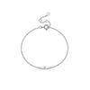 Silver 13mm Oval Pendant Inlay CZ Zircon Charm Bracelet Chain Jewelry Crystal Jewels - Image 8